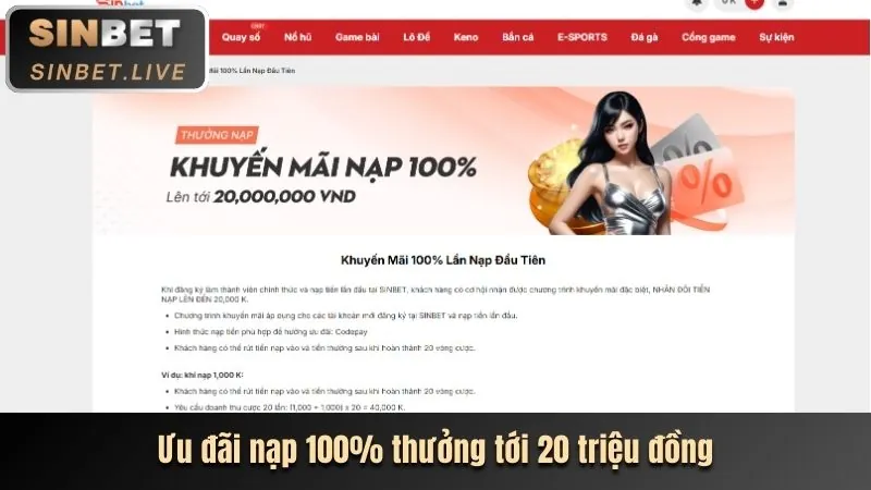 Tiền thưởng chào mừng 8kbet.cc